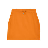 Organic cotton sweat skirt | Orange | fauna.ie